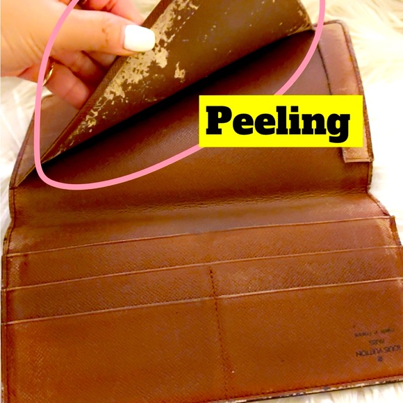 Authentic Louis Vuitton Long Bifold Wallet. Serial #: ET0932 - Picture 7 of 10